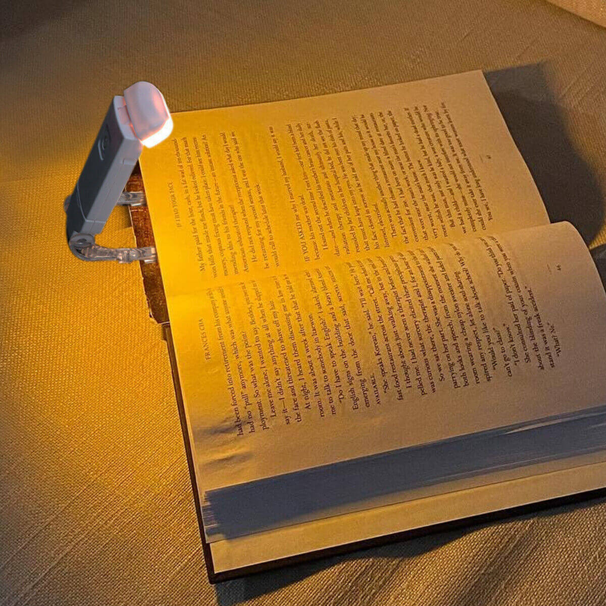 Rechargeable Clip-On LED Book Light | Adjustable Brightness